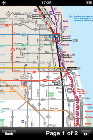 芝加哥(美国)地图 - 下载列车线路图和旅游指南